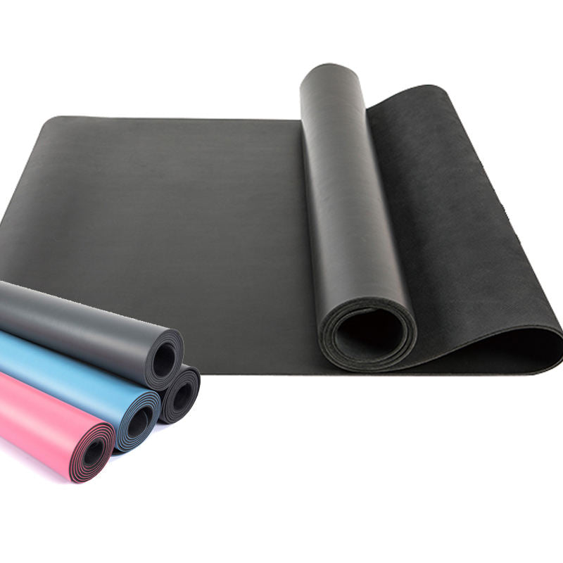 PU Rubber Yoga Mat — Sweat-Grip Surface, Natural Rubber Base, 4.5mm Cushioning | Eco-Friendly Non-Slip Mat for Hot Yoga, Pilates & Daily Practice