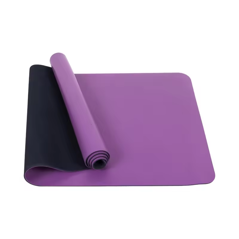 PU Rubber Yoga Mat — Sweat-Grip Surface, Natural Rubber Base, 4.5mm Cushioning | Eco-Friendly Non-Slip Mat for Hot Yoga, Pilates & Daily Practice