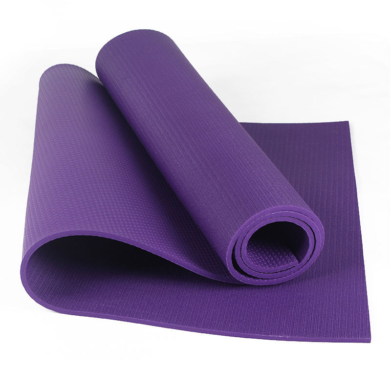 PVC Yoga Mat — 6mm Cushioning, Non-Slip Textured Surface, Durable & Easy-Clean Exercise Mat for Yoga, Pilates & Home Workouts