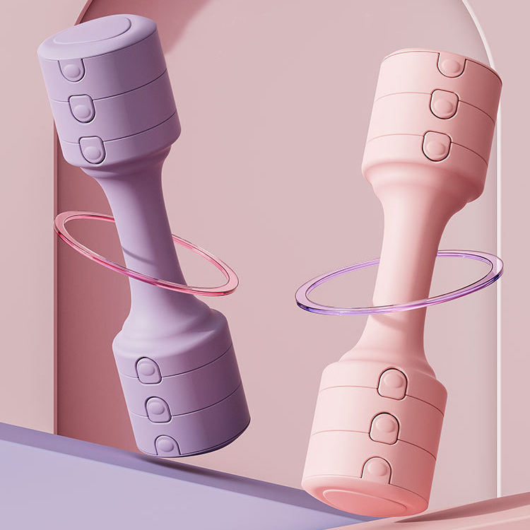 Adjustable Dumbbell — 1.5kg to 2.5kg Adjustable Weight, Compact Non-Slip Hand Weight for Home Workouts, Yoga, Pilates & Light Strength Training