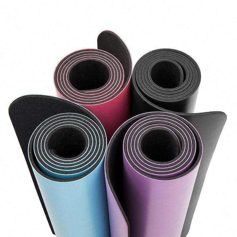 PU Rubber Yoga Mat — Sweat-Grip Surface, Natural Rubber Base, 4.5mm Cushioning | Eco-Friendly Non-Slip Mat for Hot Yoga, Pilates & Daily Practice