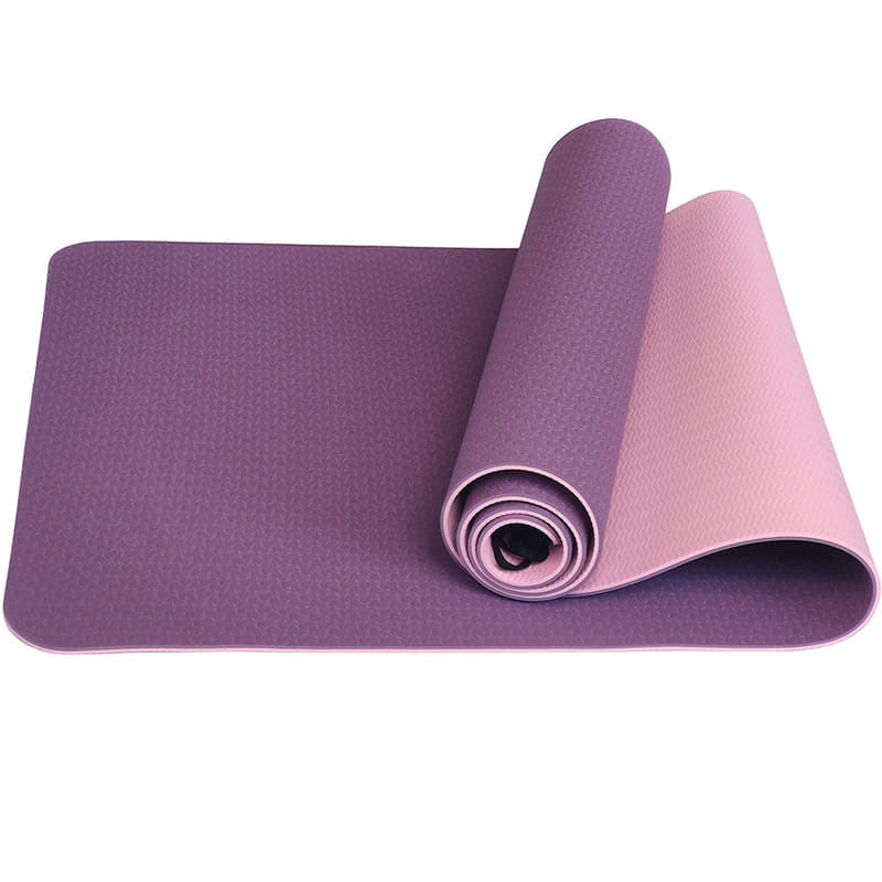 TPE Yoga Mat — 6mm Eco-Friendly Non-Slip Exercise Mat, Double-Sided Grip, Lightweight & Low-Odor for Yoga, Pilates & Home Workouts