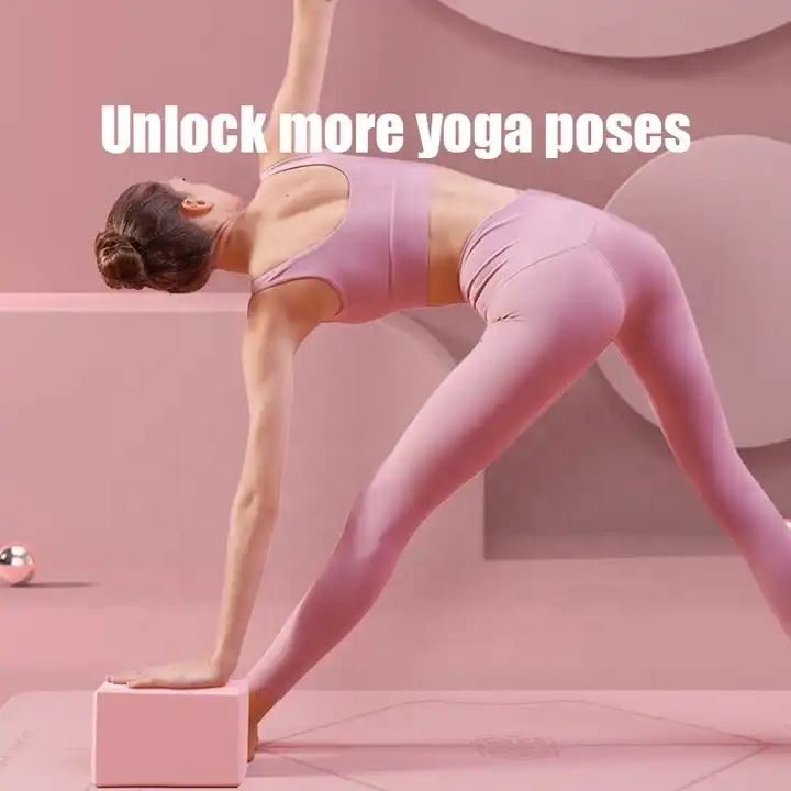 EVA Yoga Block | Firm, Lightweight Support for Balance, Alignment & Deep Stretches
