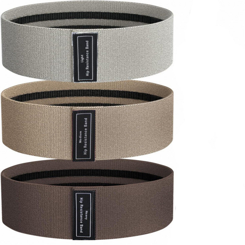 Fabric Resistance Band — Polyester-Cotton with Latex Silk Core, Non-Slip Loop Band for Glutes, Legs, Squats & Home Workouts