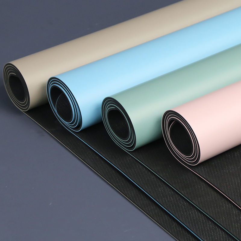 PU Rubber Yoga Mat | Sweat-Grip PU Top, Natural Rubber Bottom, 5mm Comfort for Hot Yoga, Pilates & Fitness