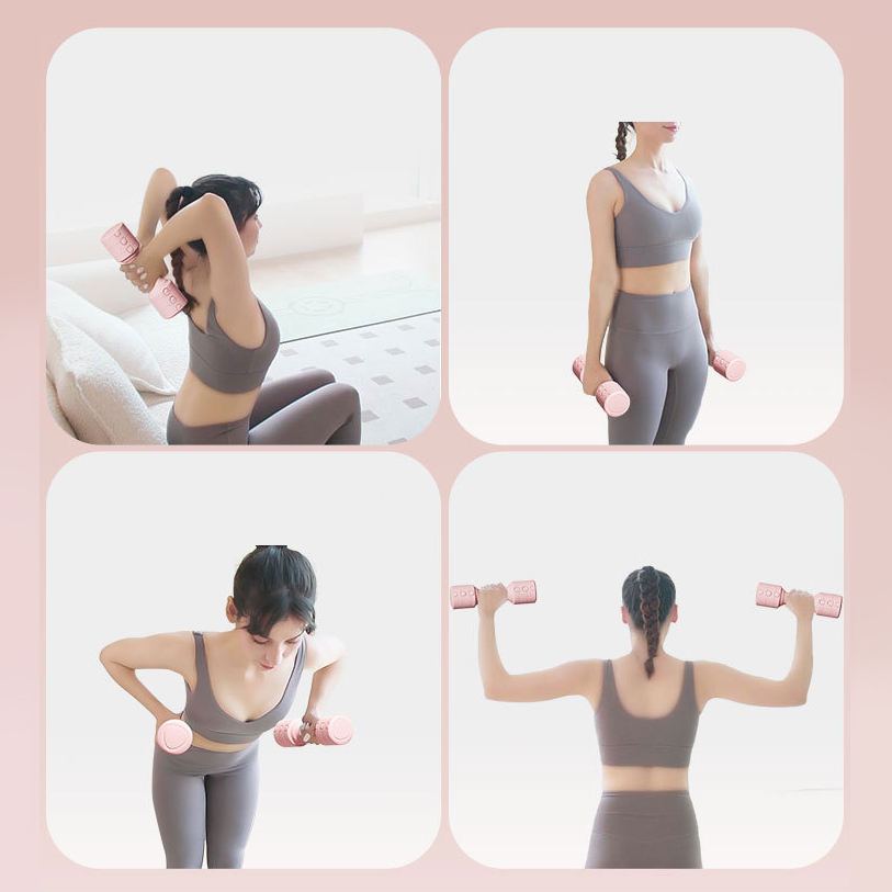 Adjustable Dumbbell — 1.5kg to 2.5kg Adjustable Weight, Compact Non-Slip Hand Weight for Home Workouts, Yoga, Pilates & Light Strength Training