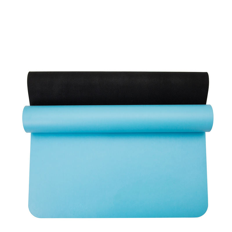 PU Rubber Yoga Mat — Sweat-Grip Surface, Natural Rubber Base, 4.5mm Cushioning | Eco-Friendly Non-Slip Mat for Hot Yoga, Pilates & Daily Practice