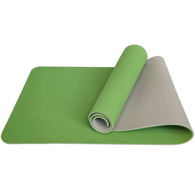 TPE Yoga Mat — 6mm Eco-Friendly Non-Slip Exercise Mat, Double-Sided Grip, Lightweight & Low-Odor for Yoga, Pilates & Home Workouts