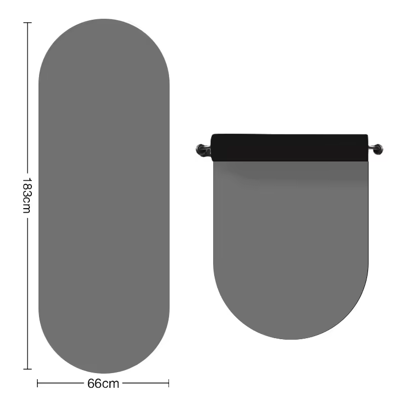 OVal PU Rubber Yoga Mat — 4.5mm Sweat-Activated Grip, Natural Rubber Base, Eco-Friendly Non-Slip Mat for Hot Yoga, Pilates & Daily Practice