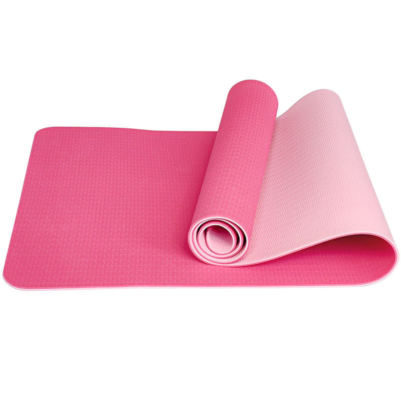 TPE Yoga Mat — 6mm Eco-Friendly Non-Slip Exercise Mat, Double-Sided Grip, Lightweight & Low-Odor for Yoga, Pilates & Home Workouts