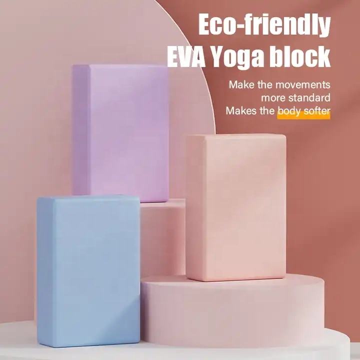 EVA Yoga Block | Firm, Lightweight Support for Balance, Alignment & Deep Stretches
