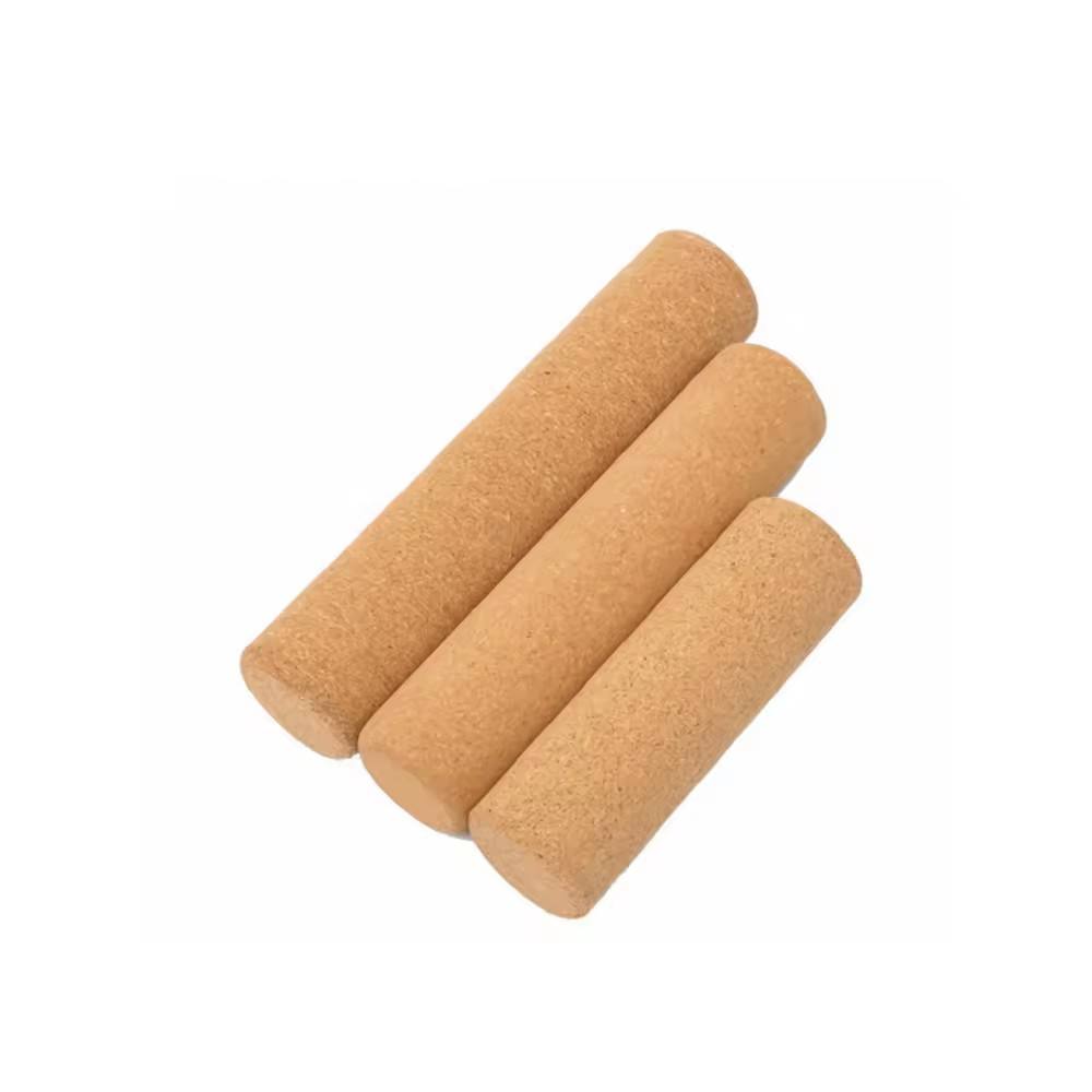 Cork Yoga Roller — 33cm or 45cm Natural Cork Massage Roller, Non-Slip Surface, Durable Core for Myofascial Release, Muscle Recovery, Yoga & Pilates