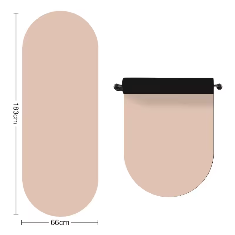 OVal PU Rubber Yoga Mat — 4.5mm Sweat-Activated Grip, Natural Rubber Base, Eco-Friendly Non-Slip Mat for Hot Yoga, Pilates & Daily Practice