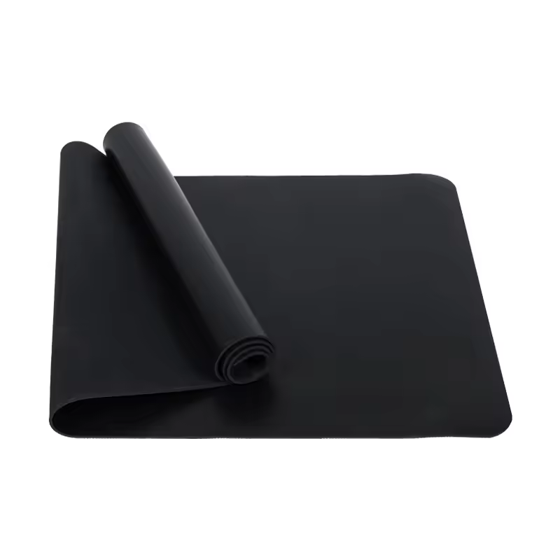 PU Rubber Yoga Mat — Sweat-Grip Surface, Natural Rubber Base, 4.5mm Cushioning | Eco-Friendly Non-Slip Mat for Hot Yoga, Pilates & Daily Practice