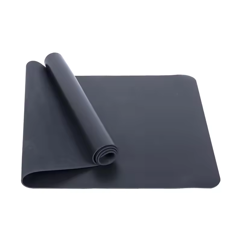 PU Rubber Yoga Mat — Sweat-Grip Surface, Natural Rubber Base, 4.5mm Cushioning | Eco-Friendly Non-Slip Mat for Hot Yoga, Pilates & Daily Practice