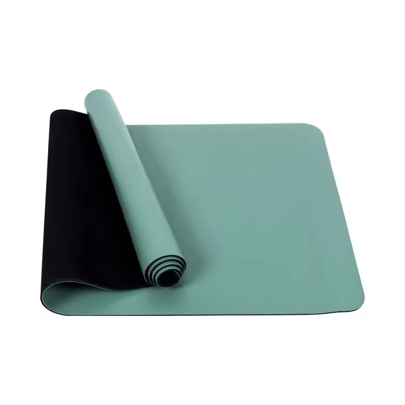 PU Rubber Yoga Mat — Sweat-Grip Surface, Natural Rubber Base, 4.5mm Cushioning | Eco-Friendly Non-Slip Mat for Hot Yoga, Pilates & Daily Practice